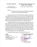 Văn phòng Chính phủ CV Số: 5438/VPCP-CĐS V/v xử lý đề xuất, kiến nghị của Ban IV