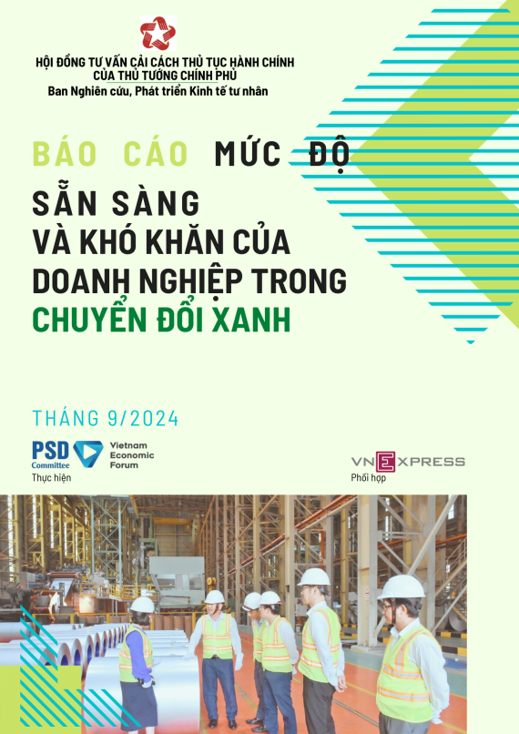 Báo cáo mức độ sẵn sàng và khó khăn của doanh nghiệp trong chuyển đổi xanh